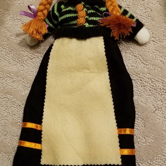 Adorable Halloween Witch Doll / Decor - Picture 3 of 6